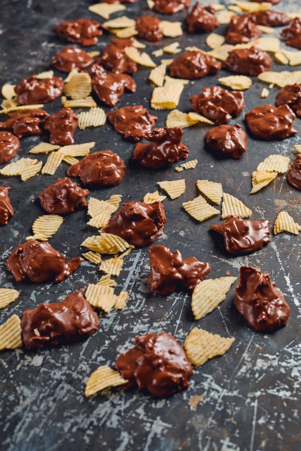 snack choco fritas