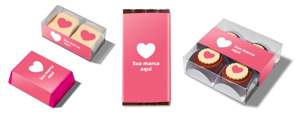 chocolates que podem ser personalizados com temas para o dia dos namorados